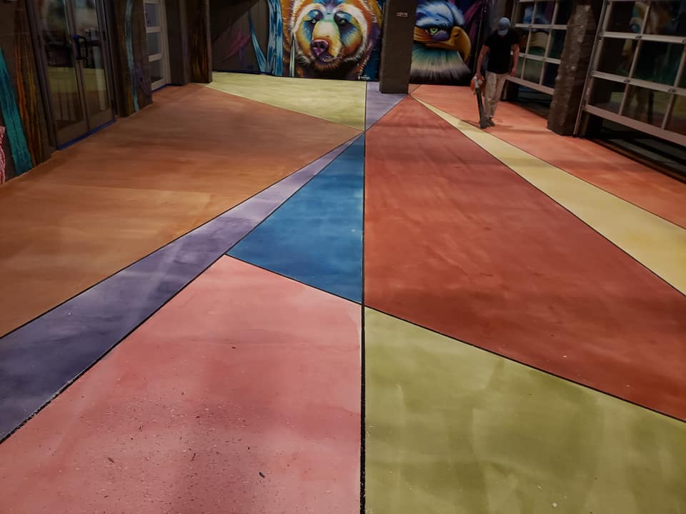 Farbstoffe für Beton und Polymer Zement - Spachtelmassen