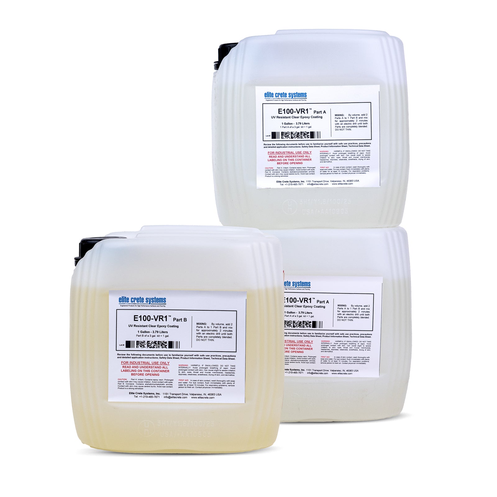 E100 - VR1™ kristal klarer Epoxidharz, 100 % UV-Beständig