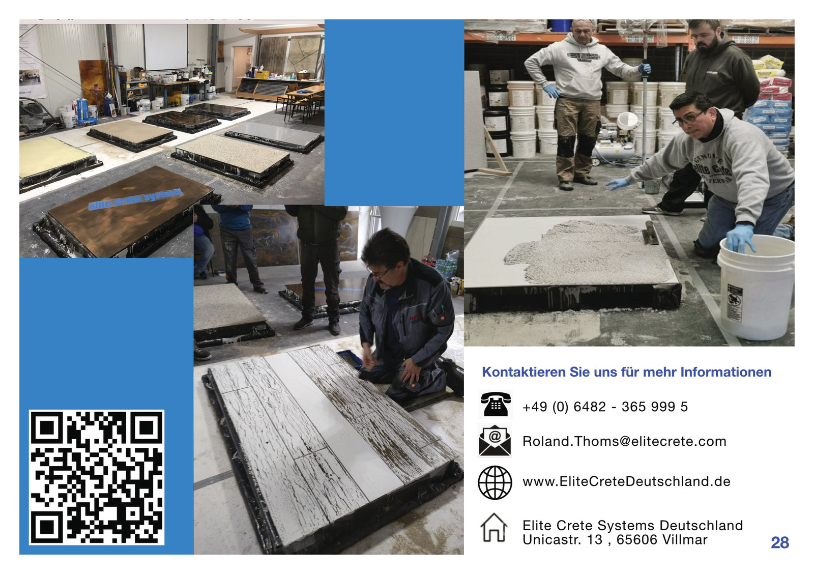 Katalog Elite Crete Systems Deutschland