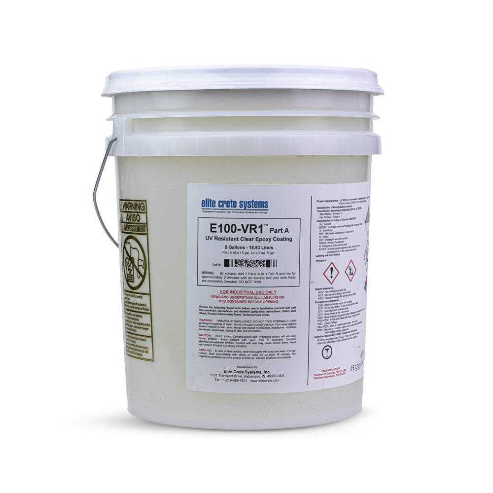E100 - VR1™ kristal klarer Epoxidharz, 100 % UV-Beständig