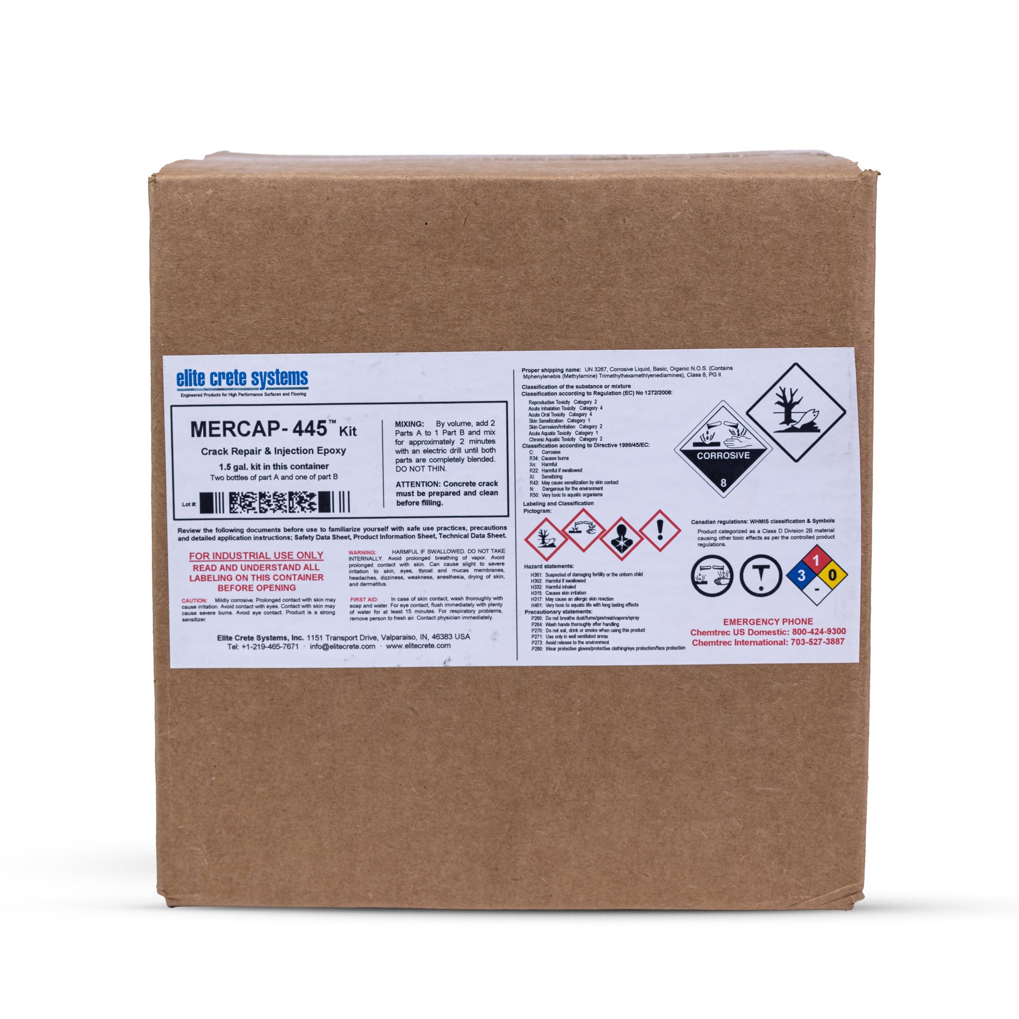 Mercap-445™ Reparatur Giesharz 5,685 L Set