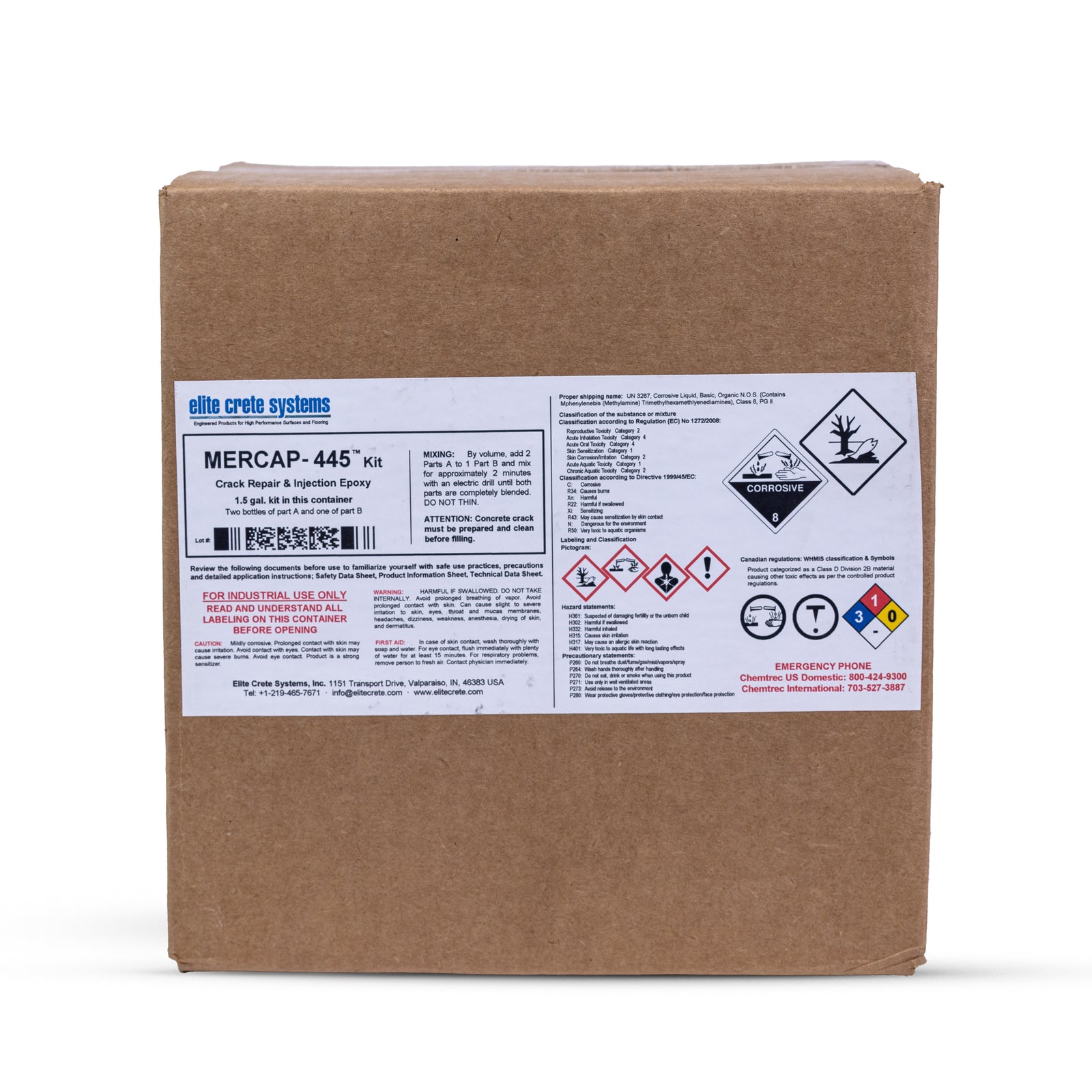 Mercap-445™ Reparatur Giesharz 5,685 L Set