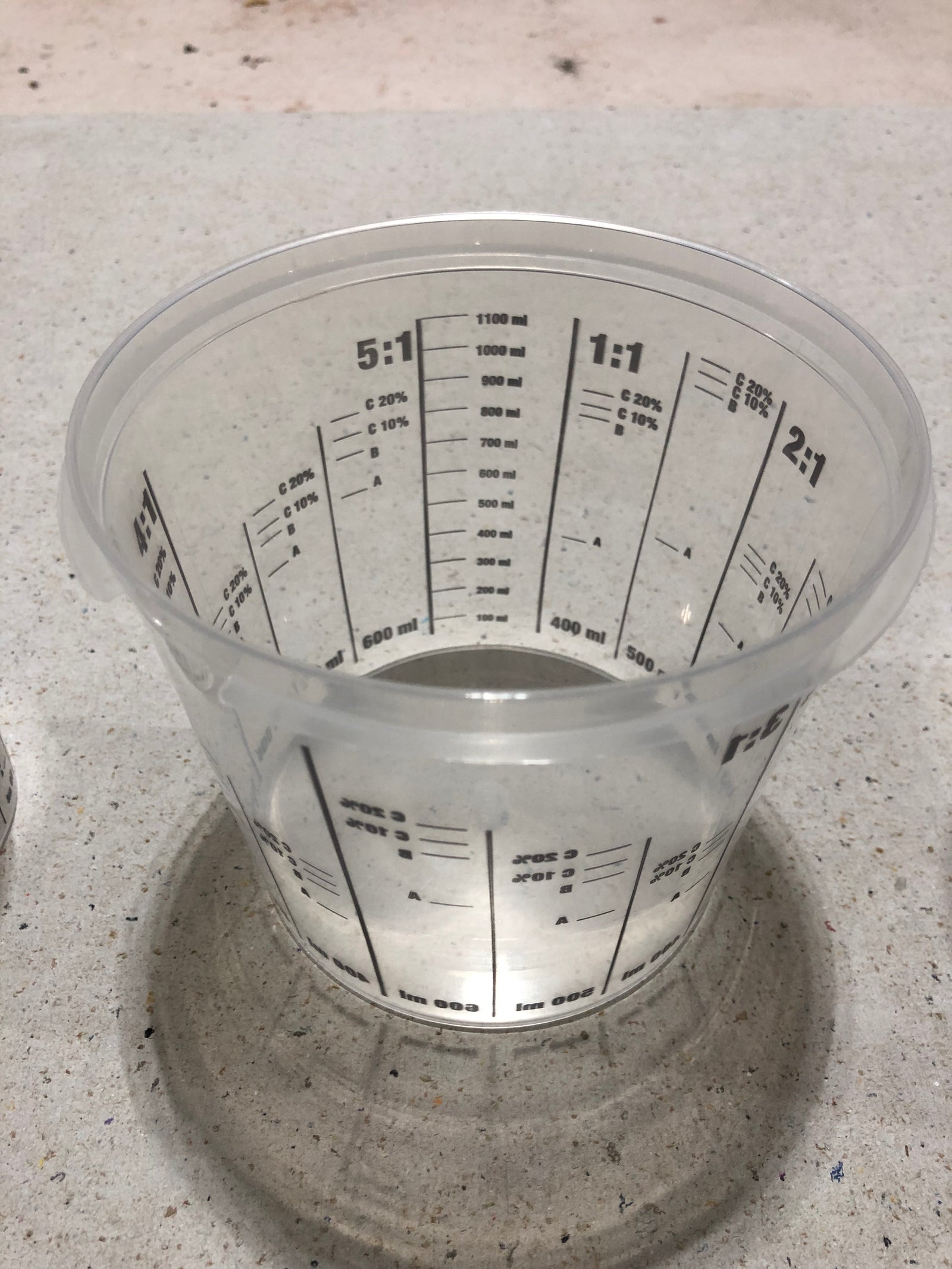 Mix - Becher in verschiedenen Größen 380 ml, 1400 ml, 2300 ml