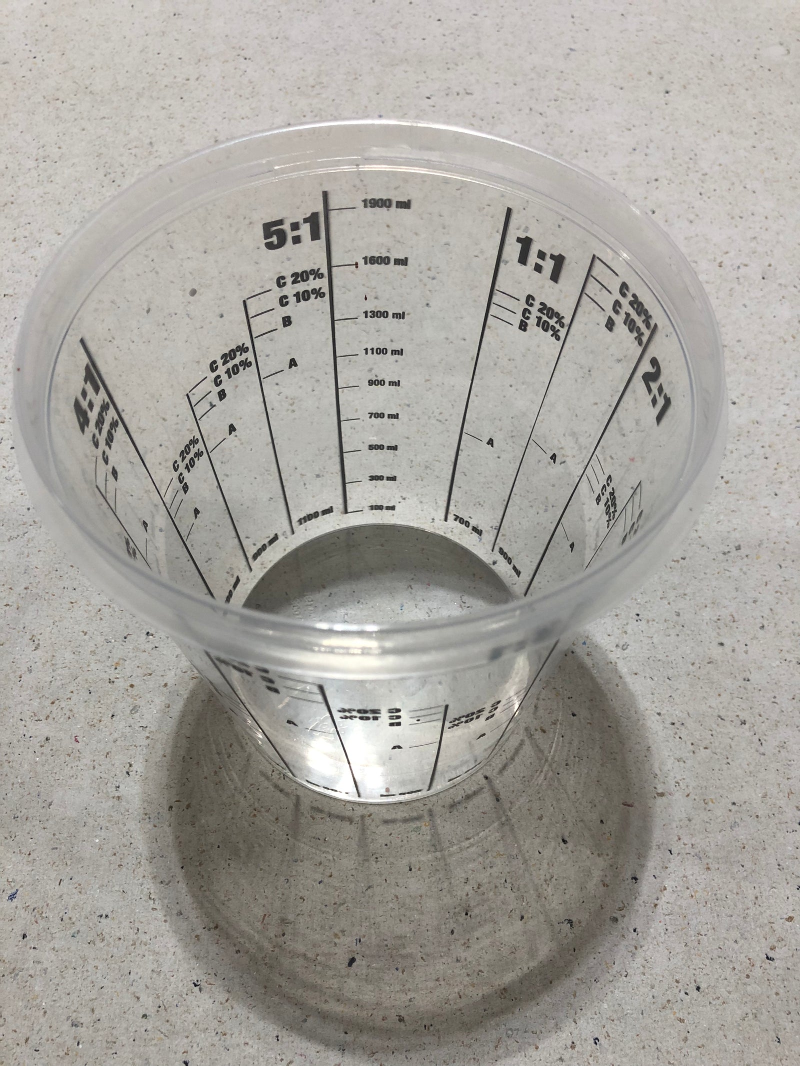 Mix - Becher in verschiedenen Größen 380 ml, 1400 ml, 2300 ml