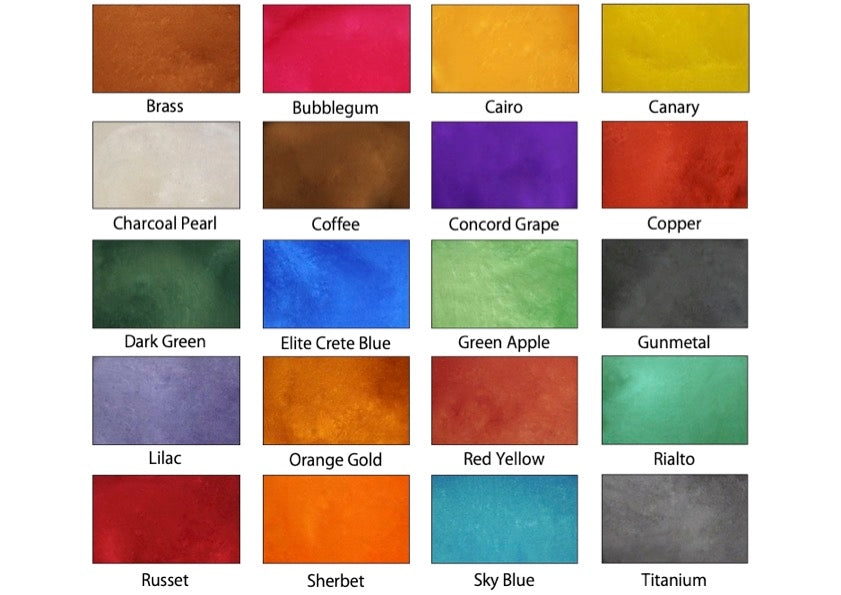 Reflector 20 Farbpulver Set für Metallic Effekt Epoxidharz